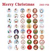 6 Rolls 6 Style Christmas Theme Tag Stickers sgDIY-SZ0003-22-7