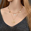 Jewelry 2Pcs 2 Colors Brass Micro Pave Clear Cubic Zirconia Pendants ZIRC-PJ0001-09-18