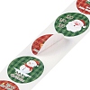 Christmas Theme Paper Self-Adhesive Stickers X-DIY-B077-01A-08-3