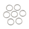 Tarnish Resistant 304 Stainless Steel Open Jump Rings STAS-J013-10x1mm-01-1