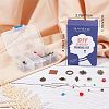 SUNNYCLUE 169 Pieces DIY Retro Flower Themed Earrings Making Kits DIY-SC0015-92-7