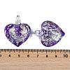 Lampwork Pendants FOIL-K003-02F-3