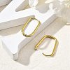 Ion Plating(IP) 304 Stainless Steel Hoop Earrings for Women EJEW-U035-12G-02-3