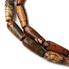 Natural Picasso Stone/Picasso Jasper Beads Strands G-D0017-05-5