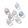 Transparent Acrylic Sphere Pendants OACR-H019-16-1