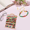 Leather Cord Braided Bracelets Set for Men Women BJEW-CL0001-43B-3
