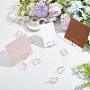 32Pcs Mini Iron Place Card Holders ODIS-SP0001-08RG-4