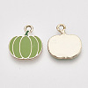 Autumn Theme Alloy Enamel Pendants FIND-N048-025B-2