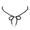 Bowknot 304 Stainless Steel Necklaces NJEW-JN04670-4