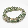 Natural Moss Agate Beads Strands X-G-F453-6mm-2