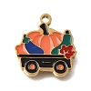 Halloween 304 Stainless Steel Enamel Pendants SA-CBAA2E4-09B-G-1