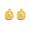 Golden Plated Alloy Enamel Charms LS-ENAM-Q437-13A-1