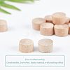 Olycraft 200Pcs Schima Wood Cork Stopper WOOD-OC0002-26-5