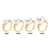 Brass Cuff Finger Ring Settings KK-L219-15C-G-4