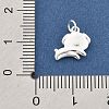 925 Sterling Silver Charms with 925 Stamp and Jump Rings STER-S007-01A-S-3