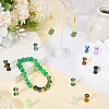 330Pcs 11 Colors Transparent Acrylic Beads Ink Wind Gradient Effect OACR-SC0002-01-3