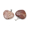 Natural Gemstone Pendants G-A281-02P-06-2