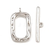 Brass Toggle Clasps KK-G548-41P-03-3