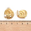 304 Stainless Steel Clear Cubic Zirconia Stud Earrings EJEW-R020-05G-03-6