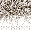 1000Pcs Iron Screw Eye Pin Peg Bails IFIN-ME0001-08-1