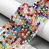 Transparent Electroplate Glass Beads Strands LS-GLAA-F029-3mm-C29-4
