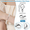 50Pcs 316 Surgical Stainless Steel Lobster Claw Clasps STAS-BBC0006-04-2