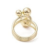 Brass Adjustable Rings RJEW-K257-55G-3