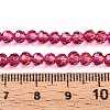 Baking Paint Transparent Glass Beads X1-DGLA-A035-T4mm-A03-5