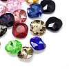 Glass Pointed Back Rhinestone Cabochons RGLA-A003-10x5mm-M-1