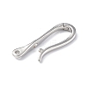 Rack Plating Brass Hook Clasps LS-KK-E073-01P-2