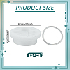 20Pcs Polyethylene Screw Lids FIND-GO0004-23-2