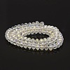 AB Color Plated Faceted Rondelle Electroplate Glass Beads Strands GLAA-A024D-AB01-2