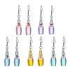 Resin Cocktail Pendants & 304 Stainless Steel Dangle Earrings for Women EJEW-JE06406-2