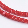 Opaque Glass Beads Strands EGLA-F121-NC01-3