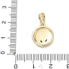 Brass Enamel Pendants KK-CBA3F25-10G-03-3