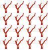 40Pcs Opaque Acrylic Pendants SACR-FS0001-50-1