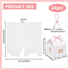 House Shape Paper Jewelry Storage Gift Box CON-WH0088-68-2