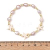 Women's Pearl Bracelets BJEW-JB14093-4