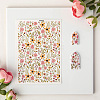 Flower Pattern Ceramics Clay Water Transfer Paper PW-WGC1FF9-02-1