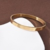 304 Stainless Steel Hinged Bangles for Women BJEW-B161-11G-01-3