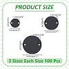 300Pcs 3 Styles Acrylic Mirror Sew on Rhinestones FIND-WR0012-08A-2