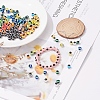 250Pcs 10 Colors Resin Beads RESI-YW0001-05-6
