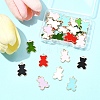36Pcs Alloy Enamel Pendants ENAM-FS0002-88G-7