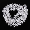 Natural Quartz Crystal Beads Strands G-D091-A25-2