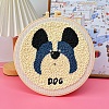 Dog Pattern Punch Embroidery Beginner Kits PW-WG34CD0-03-1