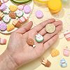 50Pcs Opaque Resin Decoden Cabochons RESI-CJ0002-78-4