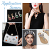 200Pcs Iron Rhinestones Cabochons FIND-AR0006-23-5
