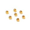Brass Crimp Beads KK-L019-G-2