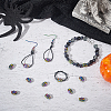  30Pcs Rack Plating Rainbow Color Alloy Beads PALLOY-NB0003-88-5