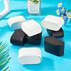 8Pcs 2 Colors Imitation Leather Watch Display Pillows ODIS-TA0001-05-6